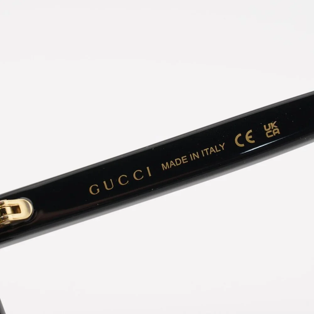 Gucci GG1856S 001 Sunglasses Black Aviator Frame, Grey Lenses